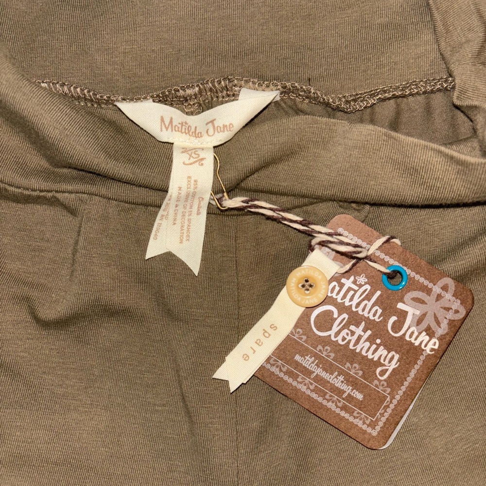 Matilda Jane Olive Green Bell Bottoms - Picture 2 of 3